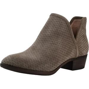 Lucky Brand Baley Boot Grey/Brown SMALL RED STAIN Women's Size 7.5 GUC